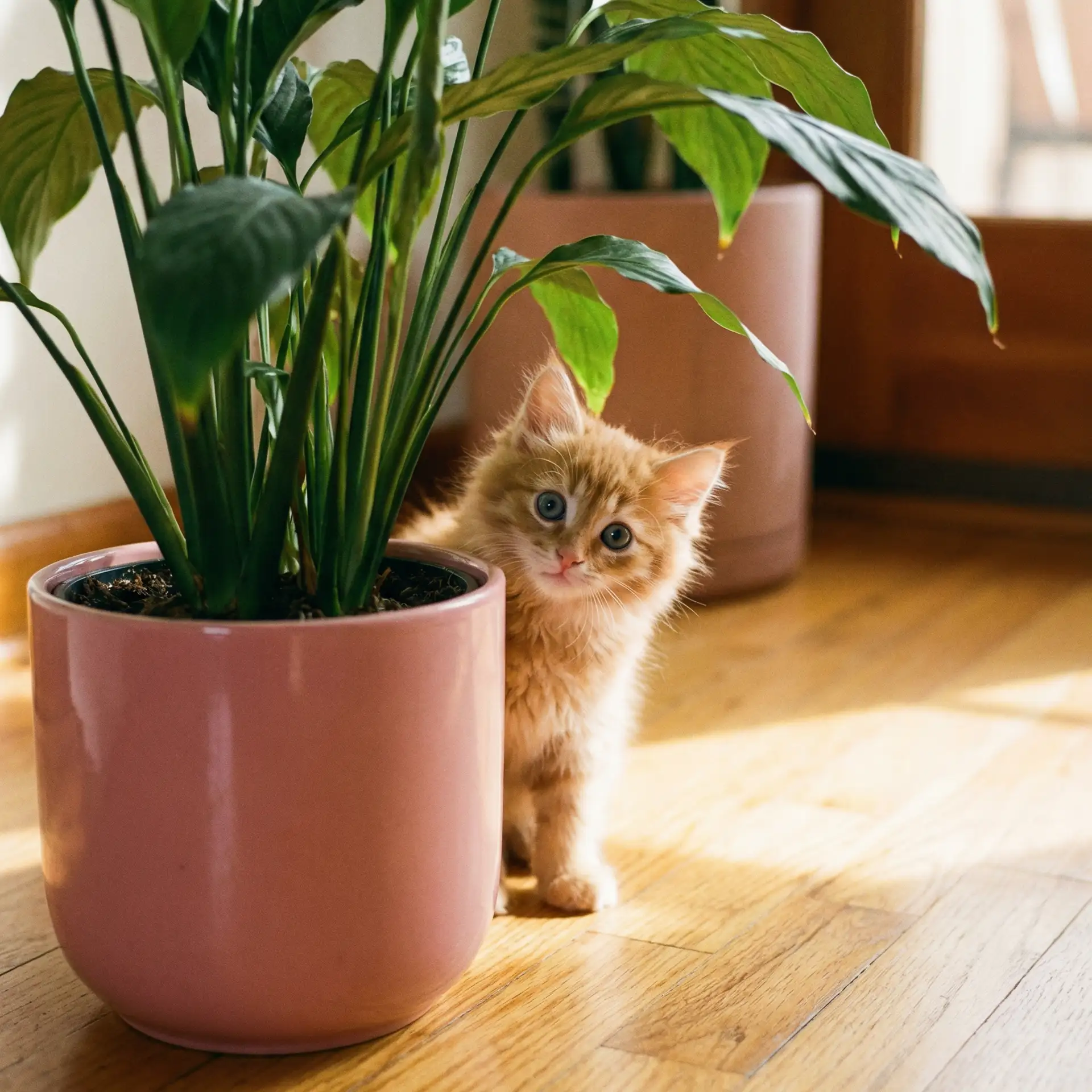 小猫从花盆后探头 - 绝妙侦探迷宫动漫